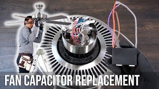 How to Replace the Capacitor in a Ceiling Fan [upl. by Areehs]