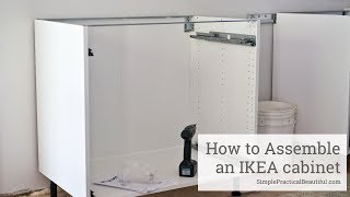 How to Assemble an IKEA SEKTION Base Cabinet [upl. by Fallon]