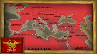 EU4  Timelapse  Roman Empire Restoration as Byzantium [upl. by Sualokin]